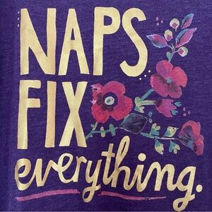 Purple night shirt one size